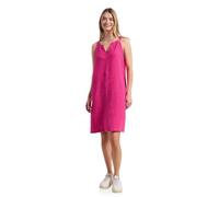 Street One Vestido de Lino Liso Magenta Dream 36