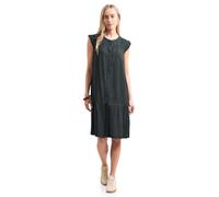 Street One Vestido túnica en Color Liso Verde Oscuro 38