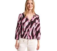 Street One Zebra - Camiseta de Mezcla de Texturas Clouded Blush 42