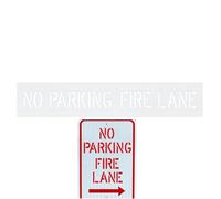 Street Paint Stencil - Road Template for Outdoor Marking | Silicone with Clear Precise Cut, Reusable Warehouse School Hospital Driveway Tool, Factory Floor Loading Dock Private Road Ground Cover