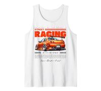 Street Racing JDM Legend Skyline Coche Drift Japón Estilo Camiseta sin Mangas