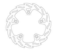 Street Rear Brake Disk Flame Fixed for optimal cooling and resistance -...