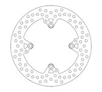 Street Rear Halo Fixed Brake Disk stainless steel - thickness 5 mm
