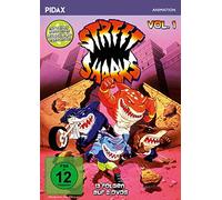 Street Sharks, Vol. 1 / Die ersten 13 Folgen der Zeichentrickserie mit beiden deutschen Synchronfassungen (Pidax Animation) (2 DVDs)