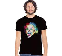 street style Albert Einstein Art. Color 18-20-72 Urban Men Hombre 100% Algodón flameado, Negro , L