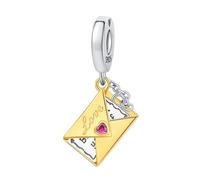 Streetculture Glaube an Dich selbst - Carta con sobre, recordatorio de fuerza voluntad, ganador de resistencia, ganadora - Believe in yourself - Pulsera de abalorios colgante joyas de plata de ley 925