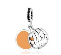Streetculture Inglaterra corazón amor Big Ben Londres Reino Unido dos pisos pulsera colgante joyas accesorios decoración accesorios plata de ley 925 regalo, B/H/T ca 10 x 14 x 10 mm / Max.Bandbreite