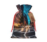 Streets Of New York City 1 bolsa con cordón de 8.3 x 11.8 pulgadas, duradera y elegante, ideal para regalos personalizados de Halloween