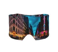 Streets of New York City - Antifaz para dormir con estampado de la ciudad de Nueva York, bloquea la luz, suave y cómoda, con diadema ajustable