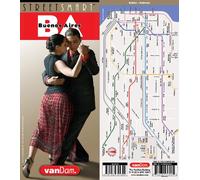 StreetSmart Buenos Aires Map by VanDam: Laminated pocket size Center City Street Map to Buenos Aires