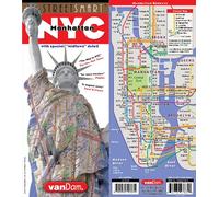 Streetsmart NYC Midtown Map by Vandam: Laminated pocket city street map of Manhattan w/ all attractions, museums, sights, hotels, Broadway ...: 3