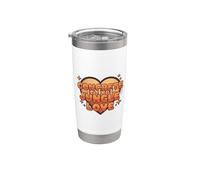 Streetwear Concrete Jungle Love City Skyline Gráfico Vaso térmico de acero inoxidable de doble pared