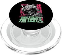Streetwear japonés Esqueleto Samurai Cyberpunk Y2K Anime PopSockets PopGrip para MagSafe
