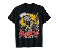 Streetwear Japonés Negro Afro American Cyberpunk Y2K Anime Camiseta