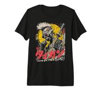 Streetwear Japonés Negro Afro American Cyberpunk Y2K Anime Camiseta Premium
