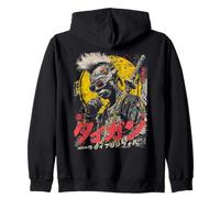 Streetwear Japonés Negro Afro American Cyberpunk Y2K Anime Sudadera con Capucha