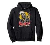 Streetwear Japonés Negro Afro American Cyberpunk Y2K Anime Sudadera con Capucha