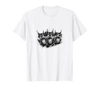 Streetwear Y2K Perros Gótico Negro Estilo Vintage Camiseta