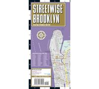 Michelin – Mapa urbano – Streetwise Brooklyn – Mapa centro de la ciudad laminado – Inglés