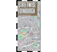 Michelin Mapa Streetwise Edinburgh – Mapa urbano laminado del centro de Edimburgo, Escocia