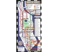 Streetwise Manhattan Bus Subway Map - Laminated Subway & Bus Map of Manhattan, New York (Michelin Streetwise Maps)