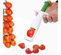 Strehenmo Cortador simple de frutas y vegetales de Acero inoxidable, herramientas creativas multifunción de corte de tomate de uva para niños