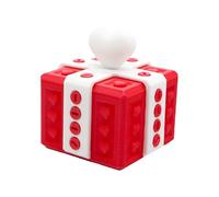 Streich Spielzeug - 3D-Druck 7.2 x 6.6 x 6.6 cm | Partyzubehör with Festliche Scherz-Puzzle-Box, Für Kinder, Jugendliche & Erwachsene | Zu Weihnachten, Geburtstag & Feiern