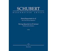 Streichquartett d-Moll D 810 Der Tod und das Mädchen. BÄRENREITER URTEXT. Studienpartitur, Urtextausgabe