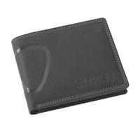 Strellson Baker Street Billetera de cuero 12,5 cm negro