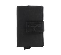 Strellson Brick Lane C-Three RFID Tarjetero negro, cuero, hombre
