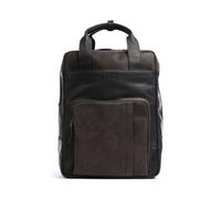 Strellson Mochila Brick Lane de cuero con compartimento para el portátil de 42 cm marrón