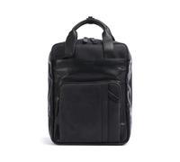 Strellson Brick Lane Mochila negro, cuero, hombre, 15L
