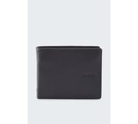 Strellson Neck Label Billetera de hombre de cuero 12 cm negro