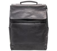 Strellson Hyde Park Theodore Mochila de negocios Piel 43 cm Compartimento para el portátil negro