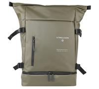 STRELLSON Mochila 'Stockwell 2.0 Sebastian' gris / oliva / negro, Talla One Size
