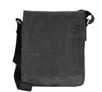 Strellson Richmond Jeremy Bolsa de hombro Piel natural 22 cm negro