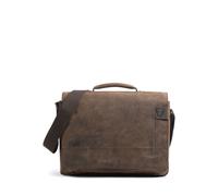 Strellson Richmond Maletín moreno, cuero, hombre