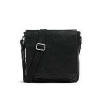 Strellson Swiss Cottage Clint Bandolera negro, cuero, hombre