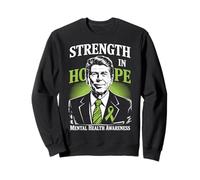 Strength In Hope Green Ribbon Mental Health Awareness Sudadera