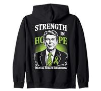 Strength In Hope Green Ribbon Mental Health Awareness Sudadera con Capucha