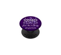 Strength is What We Gain from The Madness We Survive Women PopSockets PopGrip Adhesivo