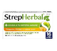Strepsils StrepHerbal Própolis y Miel 16 Pastillas Chupar