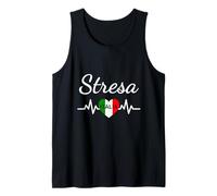 Stresa Italia Bandera Italia Souvenir Regalo a Juego Italiano Camiseta sin Mangas