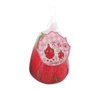 Stress Ball - 11.5x7cm Dragon Fruit Squeeze Toy | Soft Sensory Fidget Stress Relief Toys | Large Sqüishy PU Foam Antistress Toy | For Kids Teens Adults | Travel Meditation and Focus