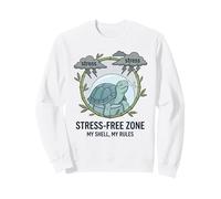 Stress Free Zone My Shell My Rules Caja de Salud Mental Tortuga Sudadera