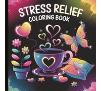 Stress Relief Coloring Book For Adults and Teens, For Anxiety Relief and Relaxation, Coloring Book Coloring Books For Adults and Teens | 8.5 x 8.5 in, ... For Mindfulness and Relaxation, Holiday Gifts