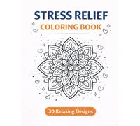 Stress Relief Coloring Book for Adults: Simple Mandalas, Patterns & Relaxing Designs (Cozy Colors Studio Coloring Books)