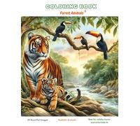 STRESS RELIEF COLORING BOOK: Forest Animals 2