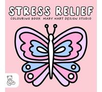 Stress Relief Colouring Book (Simple and Relaxing Bold Designs for Adults & Children) (Cute and Cosy Colouring Books)