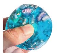 Stress Relief Cube, Seashell Sensory Game, Slow Rebound Squeeze, Fidget Toy for Relaxation, Sturdy Soft Silicone for Adults Students Indoor Classroom Workplace Travel Home Birthday